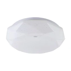 Plafony - plafoniera na 3 żarówki e27 biała z efektem gwiaździstego nieba kamila c ideus