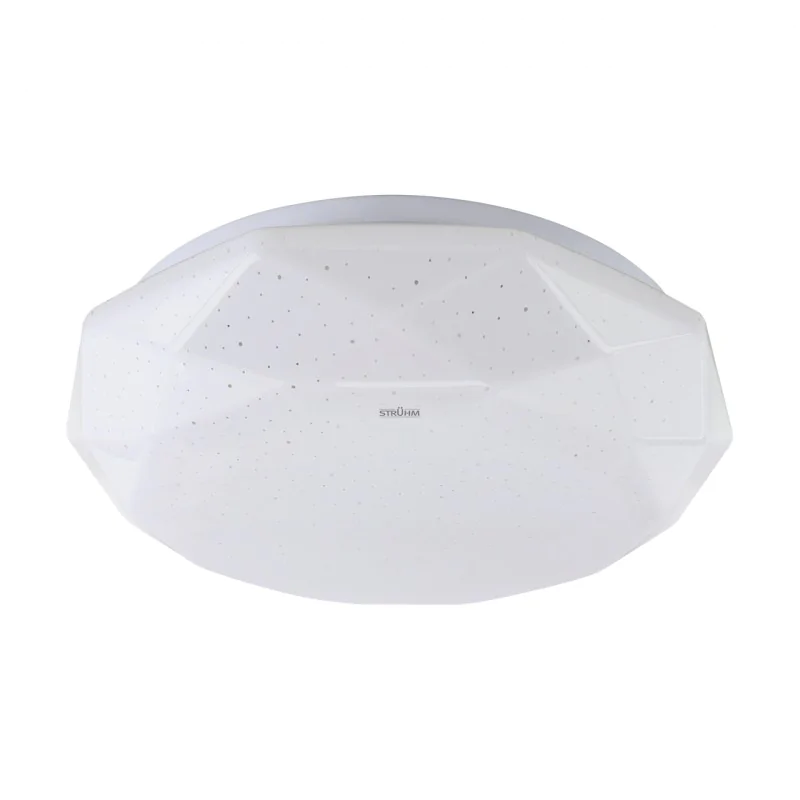 Plafony - plafoniera na 3 żarówki e27 biała z efektem gwiaździstego nieba kamila c ideus firmy IDEUS - STRUHM 