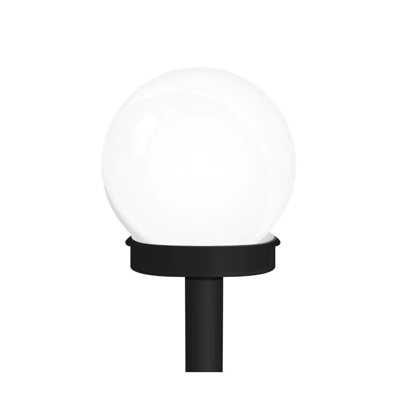 Lampy-solarne - lampa solarna wbijana kula 10cm kolorowe światło rgb atris  lumiled firmy LUMILED 