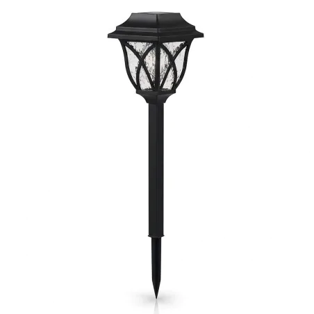 Lampy-solarne - lampka solarna latarenka wbijana do ogródka ciepłe światło  eko-light 