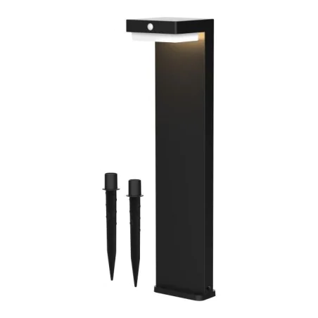Lampy-solarne - lampa solarna ogrodowa stojąca led z czujnikiem ruchu z usb willow orno 