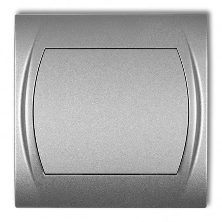 Wylaczniki-jednobiegunowe - wyłącznik jednobiegunowy srebrny metaliczny 7lwp-1 logo karlik 