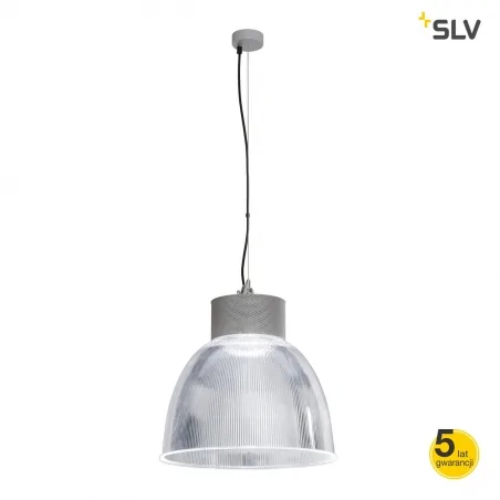 Lampy-sufitowe - wisząca lampa sufitowa srebrno-szara para multi dlmi 27w 4000k 2000lm slv 