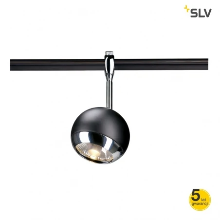 Oswietlenie-szynowe - oprawa do szynoprzeodu light eye es111 spot easytec ii chrom/czarna max 75w slv 
