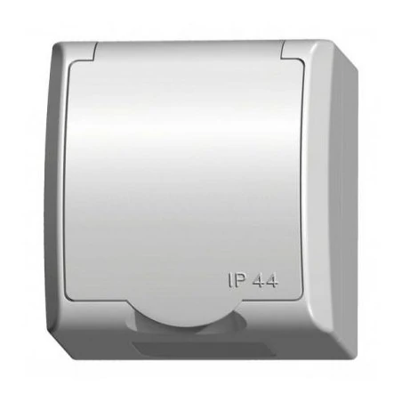 Gniazda-pojedyncze-natynkowe - gniazdo pojedyncze natynkowe z uziemieniem gnh-1hz/00/w fala ospel 