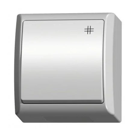 Wylaczniki-krzyzowe - włącznik krzyżowy natynkowy biały łnh-4h/00 fala ospel 