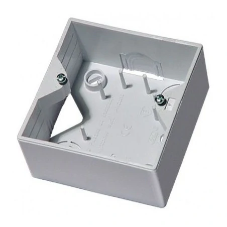 Puszki-natynkowe - puszka natynkowa instalacyjna do gniazd biała pnp-ag/00 akcent ospel 