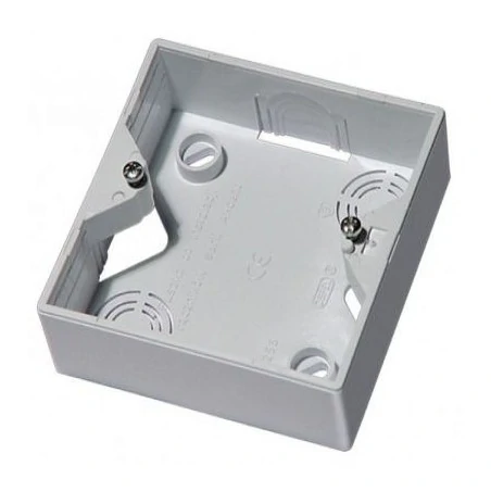 Puszki-natynkowe - puszka elektryczna natynkowa do włączników biała pnp-a/00 akcent ospel 