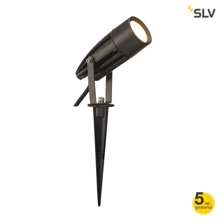 Lampy-ogrodowe-stojace - lampa ogrodowa wbijana antracyt syna led 230v 3000k slv 