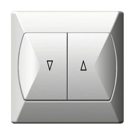 Wylaczniki-zaluzjowe - wyłącznik żaluzjowy biały łp-7a/00 akcent ospel 