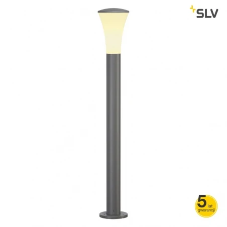 Lampy-ogrodowe-stojace - lampa stojąca do ogrodu szary kamień 24w 108cm ip55 alpa cone 100 228925 spotline 
