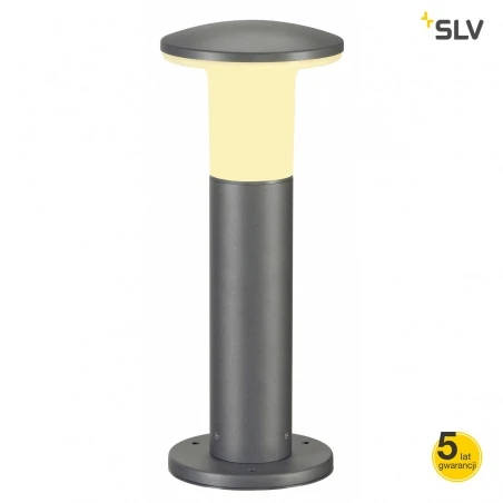Lampy-ogrodowe-stojace - lampa stojąca ogrodowa szary kamień e27 40cm 24w alpa mushroom 40 228935 slv 