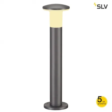 Lampy-ogrodowe-stojace - nowoczesna lampa ogrodowa stojący słupek alpa mushroom 75 szary kamień e27 max 24w ip55 slv 