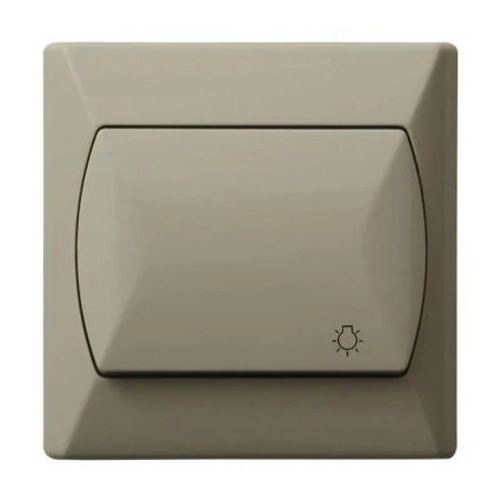 Wylaczniki-typu-swiatlo-zwierne - włącznik zwierny światło beżowy łp-5a/01 akcent ospel 