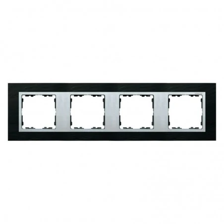 Ramki-poczworne - ramka poczwórna łupek / aluminium 82947-63 simon 82 nature kontakt-simon 