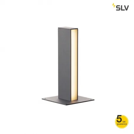Slupki-ogrodowe - lampa stojąca zewnętrzna słupek led antracyt 18w 3000k ip55 h-pol 2 232175 slv 