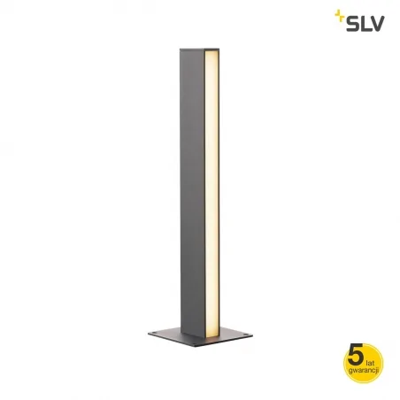 Lampy-ogrodowe-stojace - lampa stojąca tarasowa led antracyt 35w 3000k 2x700lm h-pol 2 232185 slv 