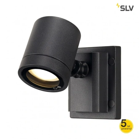 Kinkiety-ogrodowe - nowoczesny kinkiet zewnętrzny new myra antracyt gu10 max 50w ip55 slv 