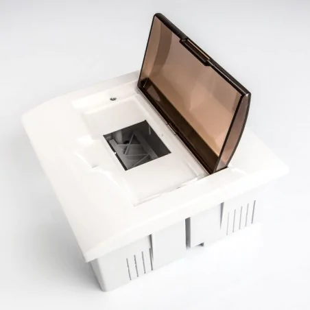 Skrzynki-elektryczne - skrzynka rozdzielcza natynkowa biała 7 modułowa s-7pt plastrol 