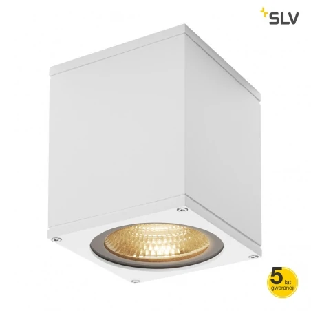 Kinkiety-lazienkowe - biały kinkiet led 21w 3000k 2000lm ip44 big theo wall 234521 slv 