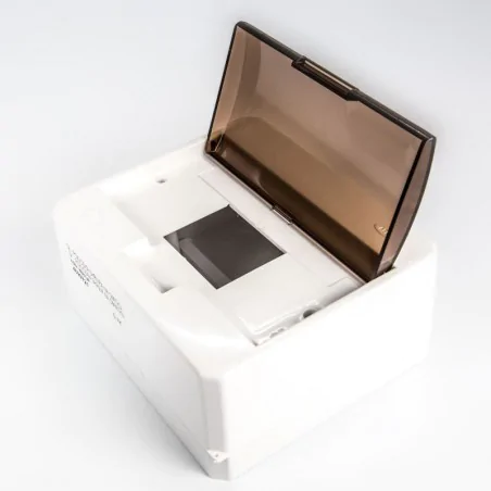 Skrzynki-elektryczne - skrzynka rozdzielcza natynkowa biała z klapką s-7k plastrol 