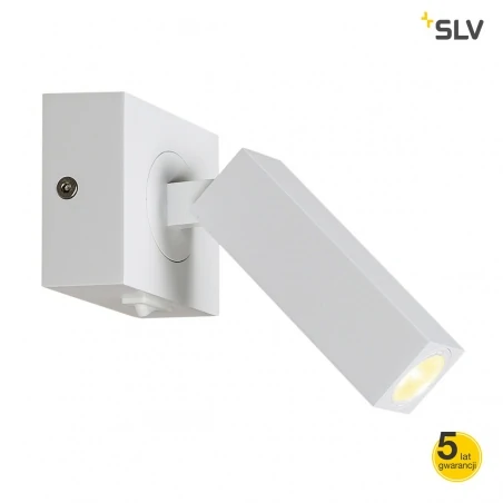 Kinkiety-do-salonu - lampa ścienna stix led biała 1x3w 3000k slv 