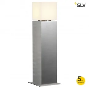 Slupki-ogrodowe - lampa stojąca zewnętrzna square pole 316 stal szlachetna 60cm slv 