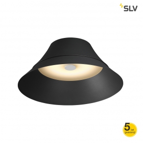 Lampy-sufitowe - lampa sufitowa w kolorze czarnym 30w 2700k 1450lm bato 45 1000437 slv