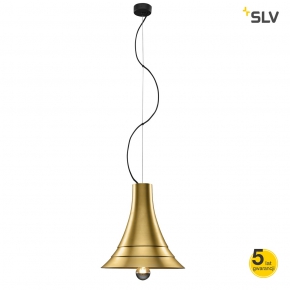 Lampy-sufitowe - wisząca lampa do salonu bato 35 e27 mosiądz spotline