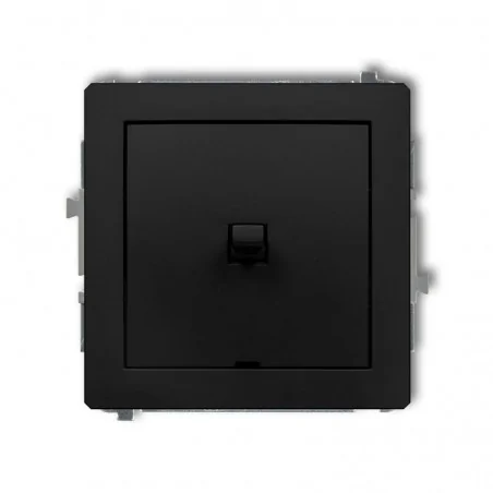 Wylaczniki-amerykanskie - czarny matowy włącznik jednobiegunowy w stylu amerykańskim 12dwpus-1 deco karlik 