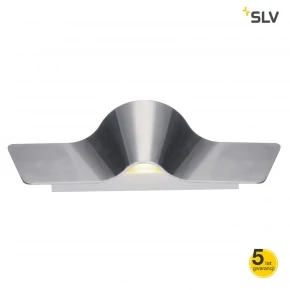 Kinkiety-do-salonu - dekoracyjny kinkiet ścienny aluminiowy wave 40 led 2000k0k dim to warm slv 