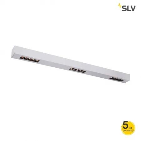 Oprawy-sufitowe - sufitowa oprawa liniowa q-line 1m 3000k natynkowa 30° srebrno szara slv 