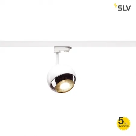 Oswietlenie-szynowe - lampa do szynoprzewodu 3-fazowa light eye 150 qpar111 biała-chrom max 75w slv 