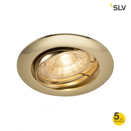 Oprawy-sufitowe - punktowa oprawa sufitowa do wbudowania ruchoma pika qpar51 mosiądz max 50w slv 