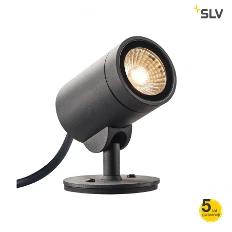 Lampy-ogrodowe-stojace - wielofunkcyjne oświetlenie ogrodowe helia led spot spot 3000k 35° antracyt ip55 slv 