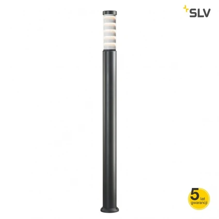 Lampy-ogrodowe-stojace - zewnętrzna lampa stojąca led antracyt ip44 3000k 50w pole parc led 1000762 slv 