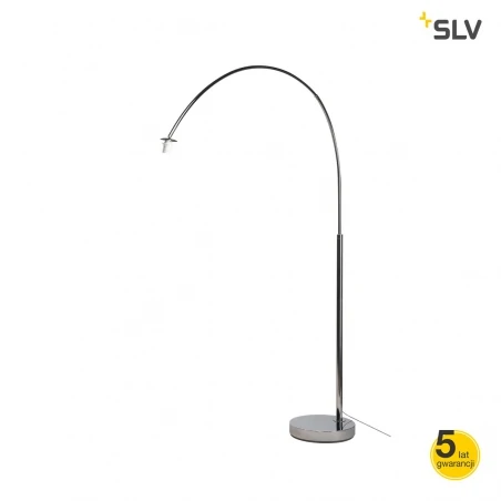 Lampy-stojace - lampa stojaca fenda bow base e27 chrom max 40w slv 