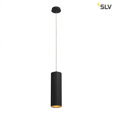 Lampy-sufitowe - lampa sufitowa anela led czarna 3000k slv 