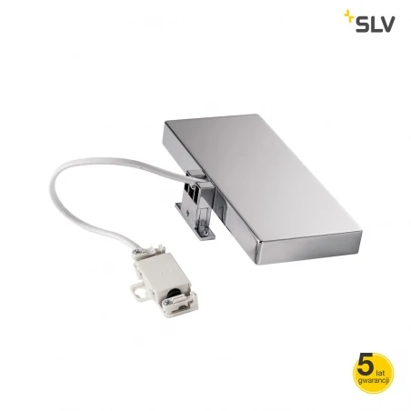 Kinkiety-lazienkowe - kinkiet nad lustro dorisa led prostokątny chrom 4000k ip44 slv 