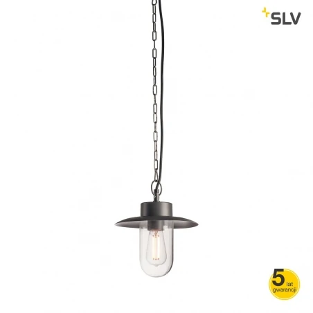 Lampy-ogrodowe-wiszace - wisząca lampa ogrodowa molat e27 antracyt max 60w ip44 slv 
