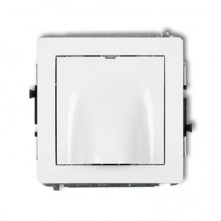 Osprzet-produkty-uzupelniajace - biały wypust kablowy dwpk deco karlik 