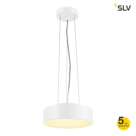 Plafony - biały plafon sufitowy medo 30 led 1-10v 3000k slv 