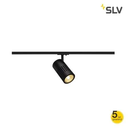 Oswietlenie-szynowe - oprawa szynowa 1f structec led 24w okrągła czarna 3000k 36° slv 