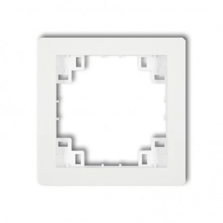 Osprzet-produkty-uzupelniajace - pośrednia biała ramka drp deco karlik 