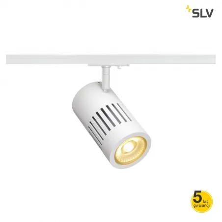 Oswietlenie-szynowe - lampa szynowa 1f structec led 24w okrągła biała 3000k 60° slv 