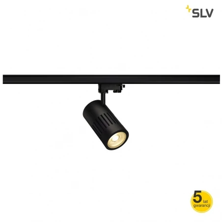 Oswietlenie-szynowe - nowoczesna oprawa szynowa 3f structec led 30w okrągła czarna 3000k 36° slv 