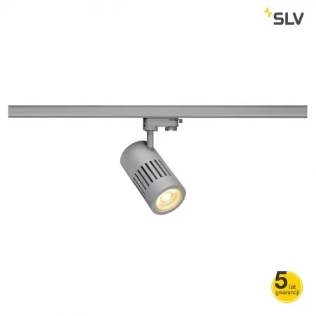 Oswietlenie-szynowe - reflektor szynowy 3f structec led 30w okrągła srebrny 3000k 60° slv 