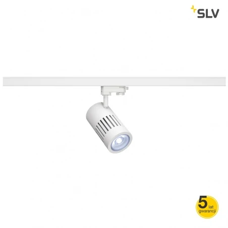 Oswietlenie-szynowe - biała lampa szynowa 3f structec led 30w okrągła 4000k 60° slv 