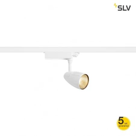 Oswietlenie-szynowe - biała lampa szynowa led 3f spot t 3000k slv 