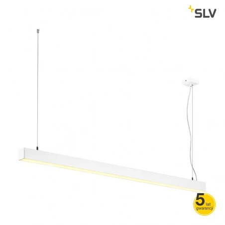 Lampy-sufitowe - wisząca lampa sufitowa oprawa liniowa q-line  single led 1500mm slv 